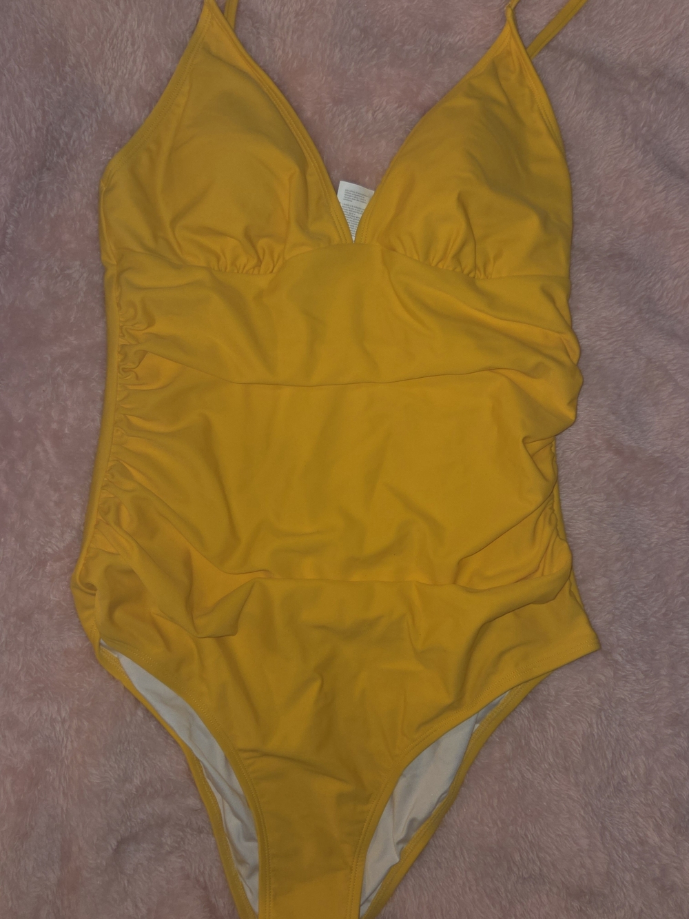 Cupshe Yellow One-Piece Swimsuit - NEW Size L